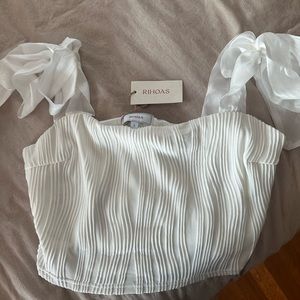 Bridal crop top